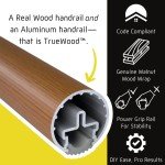 Walnut Handrail Kit for Stairs - 6ft
