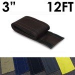 SafCord 3" Carpet Cord Cover Strip - 12 Feet