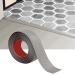 Beige Grey 10 Ft Vinyl Floor Transition Strip