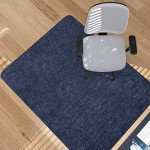 Placoot Corduroy Chair Mat for Hardwood Floors