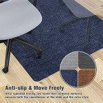 Placoot Corduroy Chair Mat for Hardwood Floors