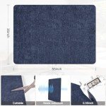 Placoot Corduroy Chair Mat for Hardwood Floors