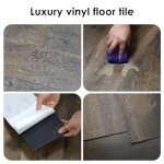 Peel and Stick Vinyl Flooring Planks - Dark Brown