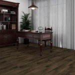 Peel and Stick Vinyl Flooring Planks - Dark Brown
