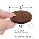 X-PROTECTOR 24-Pack Felt Furniture Floor Pads