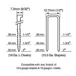 NuMax 2-in-1 Pneumatic Flooring Nailer and Stapler