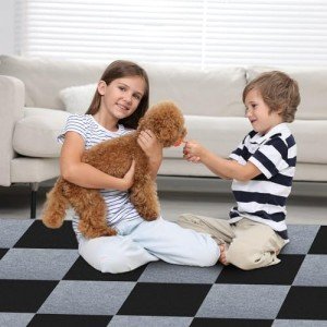 Self-Adhesive 12” Carpet Tiles - Anti-Slip (10 Pcs)