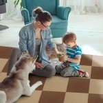 20 Pack Peel and Stick Carpet Tiles, 12"x12