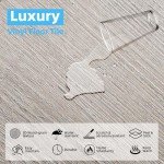 Peel and Stick Waterproof Vinyl Floor Tiles - 36 Pack