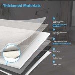 Peel and Stick Waterproof Vinyl Floor Tiles - 36 Pack