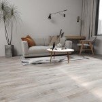 Peel and Stick Waterproof Vinyl Floor Tiles - 36 Pack