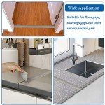Self-Adhesive Floor Transition Strip - Gray Wood Grain