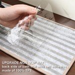 Non-Slip Soft Carpet Stair Treads - 7pcs Beige