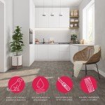 LUCiDA SURFACES Peel & Stick Vinyl Floor Tile