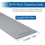 Self-Adhesive Floor Transition Strip - Gray 6.8m