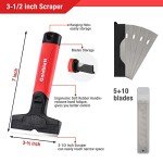 Goldblatt Glass Scraper Set with 20 Blades