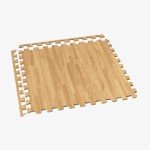 Premium Wood Grain Foam Floor Tiles - 100 Sq ft