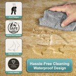 Wood Grain Foam Floor Tiles - 48 Sq. Ft. Set