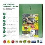 Wood Fiber Flooring Underlayment - Noise-Reducing Insulation