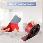 Self-Adhesive Vinyl Floor Transition Strip - Brown