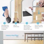 Self-Adhesive Vinyl Floor Tiles, Wood Plank Style