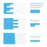 Self-Adhesive Vinyl Floor Tiles, Wood Plank Style