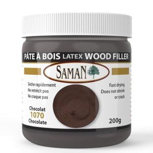 SamaN Latex Wood Filler - Chocolate 200g