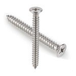 80 PCS Stainless Steel Phillips Wood Screws Set