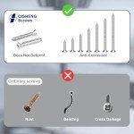 80 PCS Stainless Steel Phillips Wood Screws Set