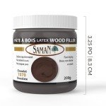 SamaN Latex Wood Filler - Chocolate 200g