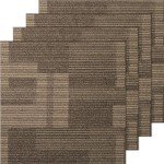 VEVOR 24-Pack Reusable 24"x24" Carpet Tiles