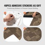 VEVOR 24-Pack Reusable 24"x24" Carpet Tiles