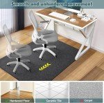 Placoot Large Anti-Slip Chair Mat for Floors