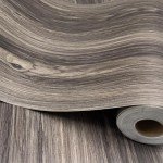 Wood Grain Peel and Stick Floor Tiles Roll