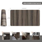 Wood Grain Peel and Stick Floor Tiles Roll