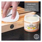 Cutting Board Oil and Wax Kit with Applicator