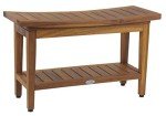 AquaTeak 30" Maluku Teak Shower Bench & Care Kit