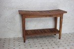 AquaTeak 30" Maluku Teak Shower Bench & Care Kit