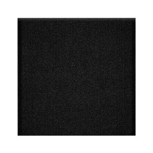 Peel and Stick Carpet Tiles - 10 Pack, Black