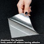 Peel and Stick Carpet Tiles - 10 Pack, Black