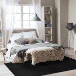 Peel and Stick Carpet Tiles - 10 Pack, Black