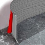 Light Gray Self-Adhesive Vinyl Baseboard Trim