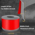 Light Gray Self-Adhesive Vinyl Baseboard Trim