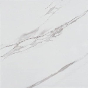 Peel and Stick White Marble Vinyl Floor Tiles