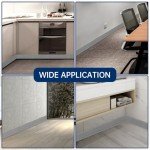 Light Gray Self-Adhesive Vinyl Baseboard Trim