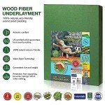 Wood Fiber Flooring Underlayment, 6mm, 180 Sq Ft