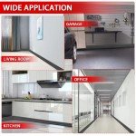 Dark Gray Self-Adhesive Vinyl Wall Base Trim