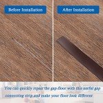 Self-Adhesive Floor Transition Strip - 10ft Brown