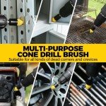 Holikme 9-Pack All-Purpose Drill Brush Set