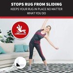NeverCurl 4pk Corner Rug Holders for Flat Rugs